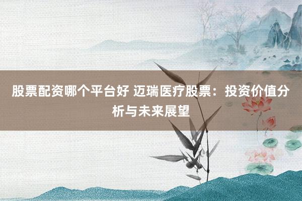 股票配资哪个平台好 迈瑞医疗股票：投资价值分析与未来展望